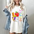 Cute Teach Love And Inspire Men Women Teacher Women's Comfort Colors T-Shirt Ivory Cute Teach Love And Inspire Men Women Teacher Women's Comfort Colors T-Shirt Ivory
