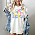 In My Daycare Era Groovy Teacher Daycare First Day Of School Women's Comfort Colors T-Shirt Ivory In My Daycare Era Groovy Teacher Daycare First Day Of School Women's Comfort Colors T-Shirt Ivory