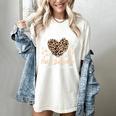Daycare Provider Teacher Childcare Worker Leopard Heart Fun Women's Comfort Colors T-Shirt Ivory Daycare Provider Teacher Childcare Worker Leopard Heart Fun Women's Comfort Colors T-Shirt Ivory