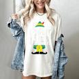 Duble2t I Just Like To Teach Teachings My Favorite Elf Teacher -Adults & -Kids Red Short Sleeve Women's Comfort Colors T-Shirt Ivory