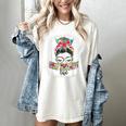 Early Head Start Life Messy Bun Back To School Teacher Women Women's Comfort Colors T-Shirt Ivory Early Head Start Life Messy Bun Back To School Teacher Women Women's Comfort Colors T-Shirt Ivory