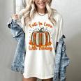 Fall In Love With Reading Pumpkin Autumn Librarians Teacher Women's Comfort Colors T-Shirt Ivory