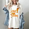 Fall In Love With Teaching 1st Grade Teacher Thanksgiving For Men Women Girls Kids Women's Comfort Colors T-Shirt Ivory