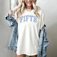 Fifth Grade Coquette Toile Blue Bow Floral Women Teacher Women's Comfort Colors T-Shirt Ivory Fifth Grade Coquette Toile Blue Bow Floral Women Teacher Women's Comfort Colors T-Shirt Ivory