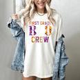 First Grade Boo Crew Teacher Student Halloween Costume Women's Comfort Colors T-Shirt Ivory First Grade Boo Crew Teacher Student Halloween Costume Women's Comfort Colors T-Shirt Ivory