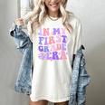 In My First Grade Era 1st Grade Girls Teacher Back To School Women's Comfort Colors T-Shirt Ivory In My First Grade Era 1st Grade Girls Teacher Back To School Women's Comfort Colors T-Shirt Ivory
