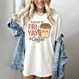 Friyay Teacher Coffee Friday School Cute Fri Yay Women's Comfort Colors T-Shirt Ivory