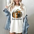 Fun Fall Book Lover Cute Teacher Student Halloween Women's Comfort Colors T-Shirt Ivory