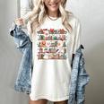 Ghost Christmas Reading Book Lover Library Christmas Teacher Women's Comfort Colors T-Shirt Ivory Ghost Christmas Reading Book Lover Library Christmas Teacher Women's Comfort Colors T-Shirt Ivory