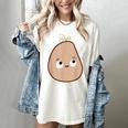 Good Egg Teacher Halloween Costume The Couch Potato Women's Comfort Colors T-Shirt Ivory