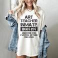 Halloween Art Teacher Prisoner Costume Women's Comfort Colors T-Shirt Ivory Halloween Art Teacher Prisoner Costume Women's Comfort Colors T-Shirt Ivory