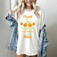 Halloween Cutest Pumpkins First Grade Teacher Women's Comfort Colors T-Shirt Ivory Halloween Cutest Pumpkins First Grade Teacher Women's Comfort Colors T-Shirt Ivory