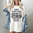 Halloween Gym Teacher Prisoner Costume Women's Comfort Colors T-Shirt Ivory Halloween Gym Teacher Prisoner Costume Women's Comfort Colors T-Shirt Ivory