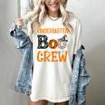 Halloween Kindergarten Boo Crew Kinder Teacher Student Women's Comfort Colors T-Shirt Ivory