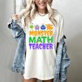Halloween Monster Math Teacher Men Women Women's Comfort Colors T-Shirt Ivory Halloween Monster Math Teacher Men Women Women's Comfort Colors T-Shirt Ivory