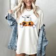 Halloween PE Teacher Ghosts Pumpkins Sports Lover Women's Comfort Colors T-Shirt Ivory