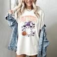 Halloween Teacher Trade Students For Candy Costume Women Women's Comfort Colors T-Shirt Ivory