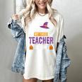 Halloween Teachers This Is My Tired Teacher Costume Women's Comfort Colors T-Shirt Ivory