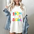 Happy 100th Day Of School 100 Days Of School Teacher Student Women's Comfort Colors T-Shirt Ivory Happy 100th Day Of School 100 Days Of School Teacher Student Women's Comfort Colors T-Shirt Ivory