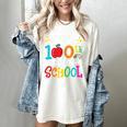 Happy 100th Day Of School Teachers 100 Days Of School Kids Women's Comfort Colors T-Shirt Ivory