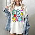 Happy Fri-Yay Friday Lovers Fun Teacher Life FriYay Weekend Women's Comfort Colors T-Shirt Ivory Happy Fri-Yay Friday Lovers Fun Teacher Life FriYay Weekend Women's Comfort Colors T-Shirt Ivory