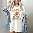 Happy Fri Yay Retro French Fries Friday Lovers Fun Teacher Women's Comfort Colors T-Shirt Ivory