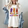 Happy Hallothanksmas Halloween Thanksgiving Pencils Teachers Women's Comfort Colors T-Shirt Ivory Happy Hallothanksmas Halloween Thanksgiving Pencils Teachers Women's Comfort Colors T-Shirt Ivory