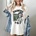 Haunted 67 Skeleton Math Teacher Halloween Costume Math Pun Women's Comfort Colors T-Shirt Ivory