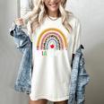 IA Crew Instructional Assistant Rainbow Teachers Aide Women's Comfort Colors T-Shirt Ivory IA Crew Instructional Assistant Rainbow Teachers Aide Women's Comfort Colors T-Shirt Ivory