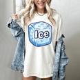 Ice Halloween Pun Costume Easy Lazy Team Group Teacher Women's Comfort Colors T-Shirt Ivory