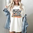 I'm Batty About My Students Watercolor Bat Teacher Halloween Women's Comfort Colors T-Shirt Ivory I'm Batty About My Students Watercolor Bat Teacher Halloween Women's Comfort Colors T-Shirt Ivory