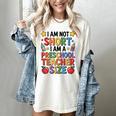 I'm Not Short I'm A Preschool Teacher Size Quote Women Women's Comfort Colors T-Shirt Ivory I'm Not Short I'm A Preschool Teacher Size Quote Women Women's Comfort Colors T-Shirt Ivory