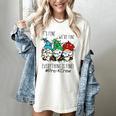 It's Fine We'Re Fine Gnome Pre-K Teacher Christmas Light For Men Women Women's Comfort Colors T-Shirt Ivory