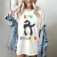 It's Fri-Yay Dabbing Penguin Friday Weekend Teacher Student Women's Comfort Colors T-Shirt Ivory It's Fri-Yay Dabbing Penguin Friday Weekend Teacher Student Women's Comfort Colors T-Shirt Ivory