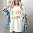I´m Not Bossy I´m The Teacher Graduation Men Women Women's Comfort Colors T-Shirt Ivory