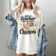 Just a Teacher Who Loves Chickens Chicken Farm Animal Lover Women's Comfort Colors T-Shirt Ivory Just a Teacher Who Loves Chickens Chicken Farm Animal Lover Women's Comfort Colors T-Shirt Ivory