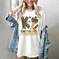 K Is For Kindergarten Teacher Coquette Bow Camo Women's Comfort Colors T-Shirt Ivory K Is For Kindergarten Teacher Coquette Bow Camo Women's Comfort Colors T-Shirt Ivory