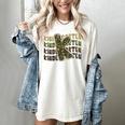 Kindergarten Camo Camouflage Boy Teacher Back To School Women's Comfort Colors T-Shirt Ivory Kindergarten Camo Camouflage Boy Teacher Back To School Women's Comfort Colors T-Shirt Ivory