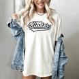 Kindergarten TEAM School Teacher Kinder Baseball-Style Shirt Women's Comfort Colors T-Shirt Ivory