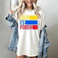 Leer Es Poder Colombian Spanish Teacher Maestra Colombia Women's Comfort Colors T-Shirt Ivory Leer Es Poder Colombian Spanish Teacher Maestra Colombia Women's Comfort Colors T-Shirt Ivory