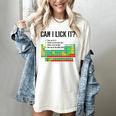 Can I Lick It Periodic Table Chart Science Teacher Women's Comfort Colors T-Shirt Ivory Can I Lick It Periodic Table Chart Science Teacher Women's Comfort Colors T-Shirt Ivory