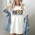 Lightning Pencil Rock'n Roll ABCD Teacher Back To School Kid Women's Comfort Colors T-Shirt Ivory Lightning Pencil Rock'n Roll ABCD Teacher Back To School Kid Women's Comfort Colors T-Shirt Ivory