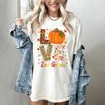 Love 2nd Grade Happy Fall Thanksgiving For 2nd Teacher For Men Women Girls Kids Women's Comfort Colors T-Shirt Ivory Love 2nd Grade Happy Fall Thanksgiving For 2nd Teacher For Men Women Girls Kids Women's Comfort Colors T-Shirt Ivory