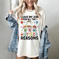 Love Job For Little Reasons Daycare Teacher Graphic Women's Comfort Colors T-Shirt Ivory Love Job For Little Reasons Daycare Teacher Graphic Women's Comfort Colors T-Shirt Ivory