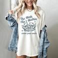 The Math Ain't Mathing Math Teacher Sarcastic Raccoon Women's Comfort Colors T-Shirt Ivory