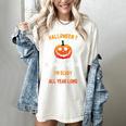 Math Teacher Halloween Quote I'm Scary All Year Long Men Women Women's Comfort Colors T-Shirt Ivory