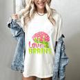 Math Teachers Love Brains Zombie Teacher School Halloween Women's Comfort Colors T-Shirt Ivory