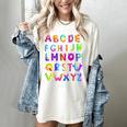 Monster ABC Cute Alphabet Halloween Teacher Costume Kids Women's Comfort Colors T-Shirt Ivory Monster ABC Cute Alphabet Halloween Teacher Costume Kids Women's Comfort Colors T-Shirt Ivory