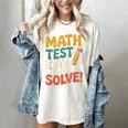 Motivational Math Test Day Shirt Testing Shirts For Teachers Women's Comfort Colors T-Shirt Ivory