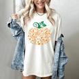 Music Notes Pumpkin Music Teacher Halloween Women's Comfort Colors T-Shirt Ivory Music Notes Pumpkin Music Teacher Halloween Women's Comfort Colors T-Shirt Ivory